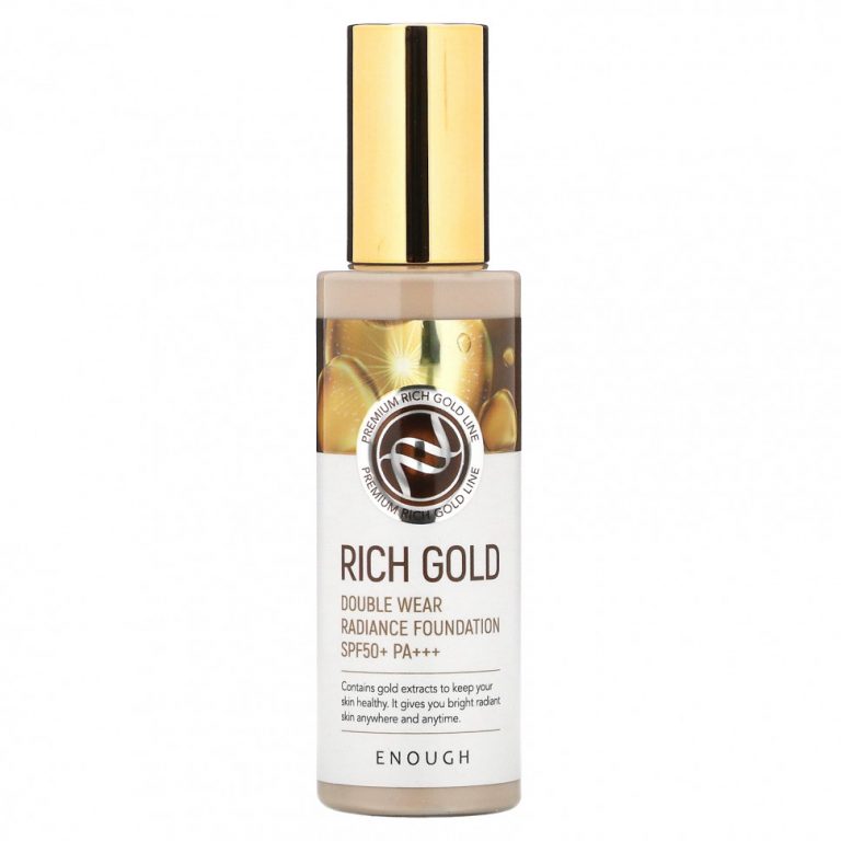 Enough, Rich Gold, тональная основа Double Wear Radiance SPF50 + PA +++, № 13, 100 г (3,53 унции)