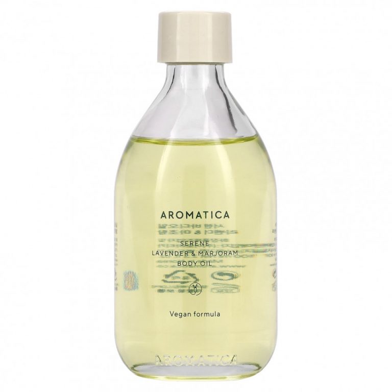 Aromatica, Масло для тела с лавандой и майораном Serene, 100 мл (3,3 жидк. Унции)