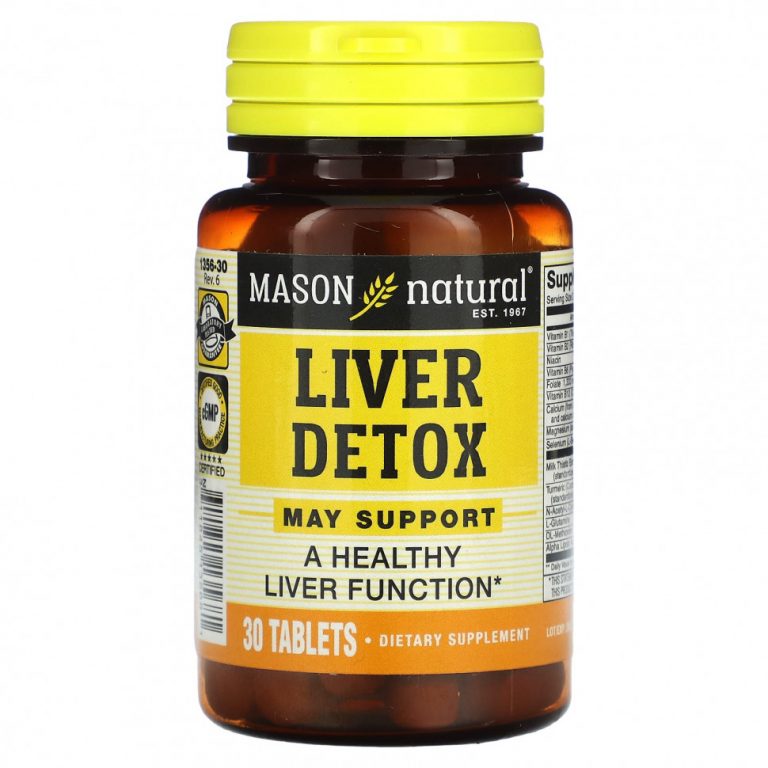 Mason Natural, Liver Detox, 30 таблеток