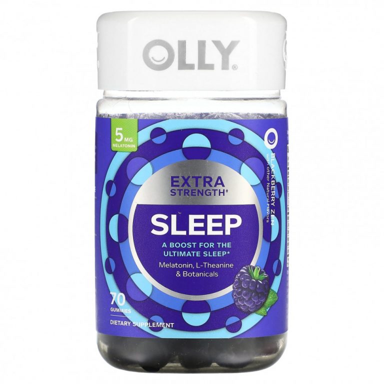 OLLY, Sleep, Blackberry Zen« 70 жевательных таблеток