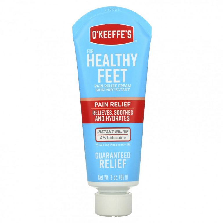 O’Keeffe’s, For Healthy Feet, обезболивающий крем, 85 г (3 унции)