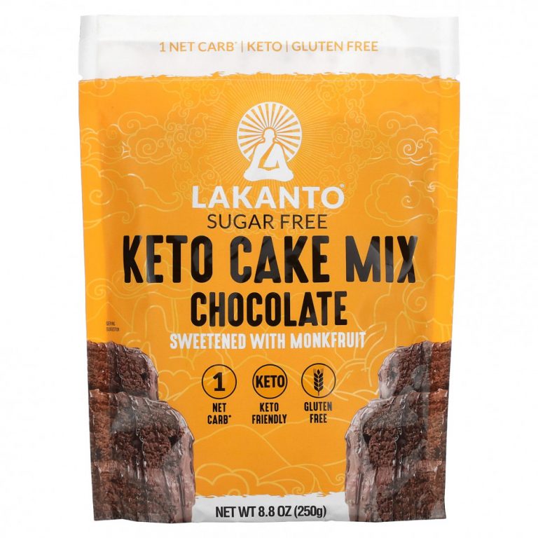 Lakanto, Keto Cake Mix, шоколад, 250 г (8,8 унции)