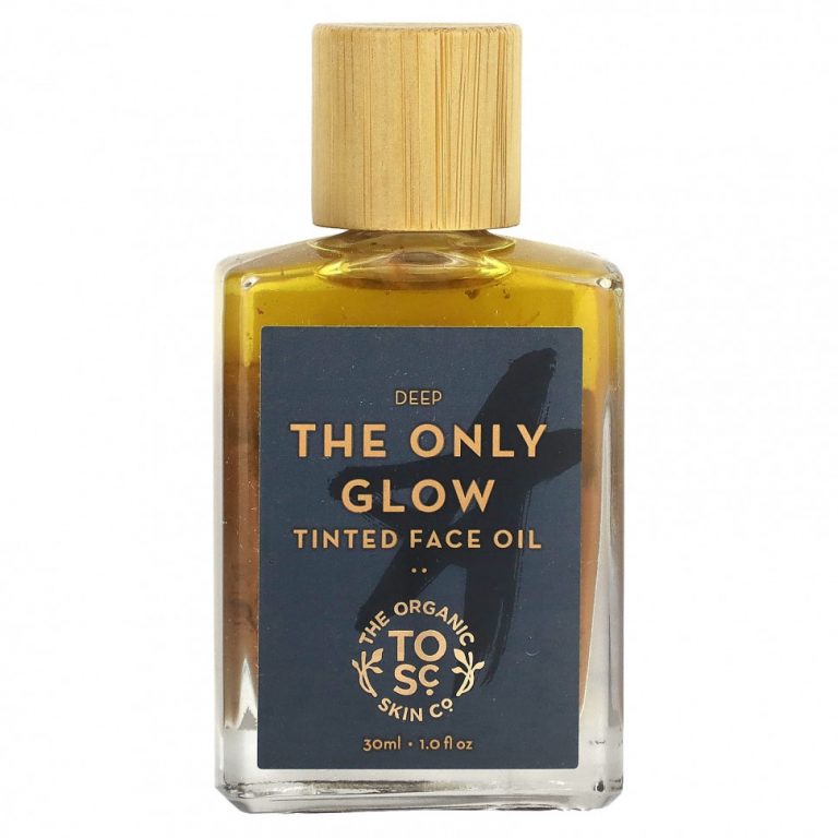 The Organic Skin Co., The Only Glow, тонирующее масло для лица, глубокий, 1 фл. (30 мл)