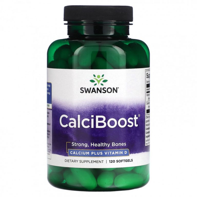 Swanson, CalciBoost« 120 мягких таблеток