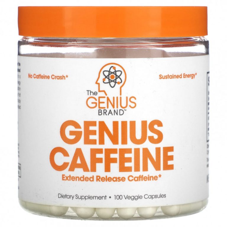 The Genius Brand, Genius Caffeine« 100 растительных капсул