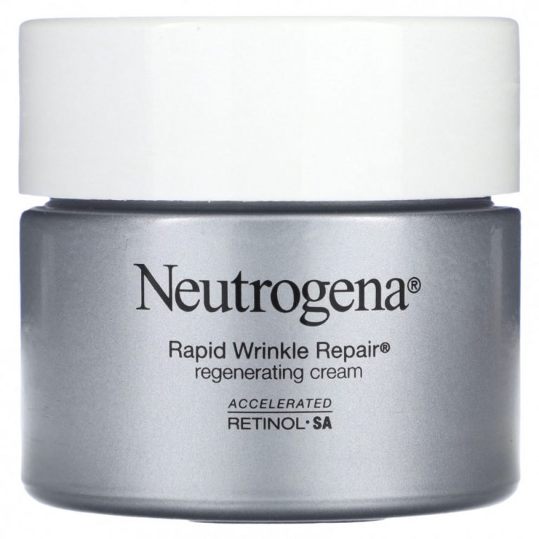 Neutrogena, Rapid Wrinkle Repair, восстанавливающий крем с ретинолом, без отдушек, 48 г (1,7 унции)