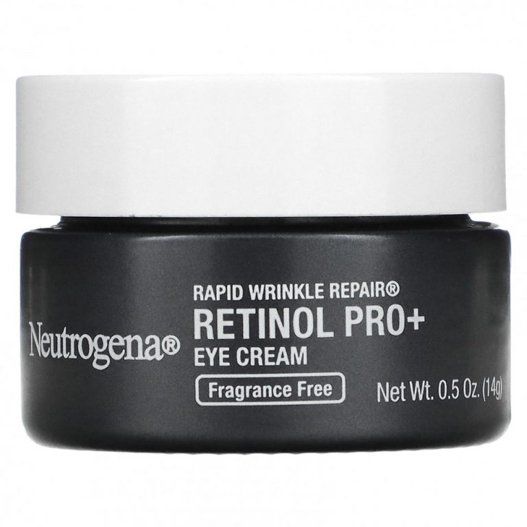 Neutrogena, Rapid Wrinkle Repair, крем для кожи вокруг глаз с ретинолом, без отдушек, 14 г (0,5 унции)