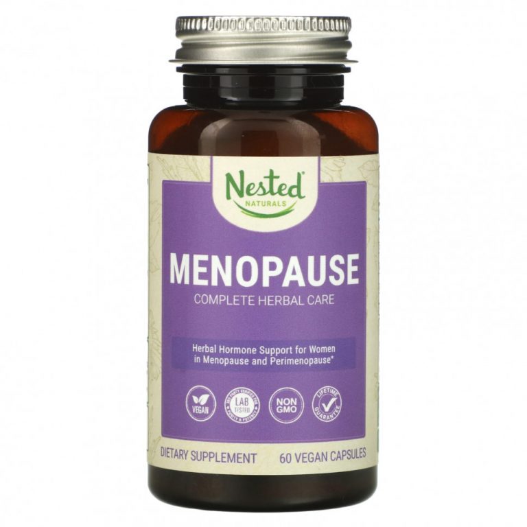 Nested Naturals, Menopause Complete Herbal Care, 60 веганских капсул