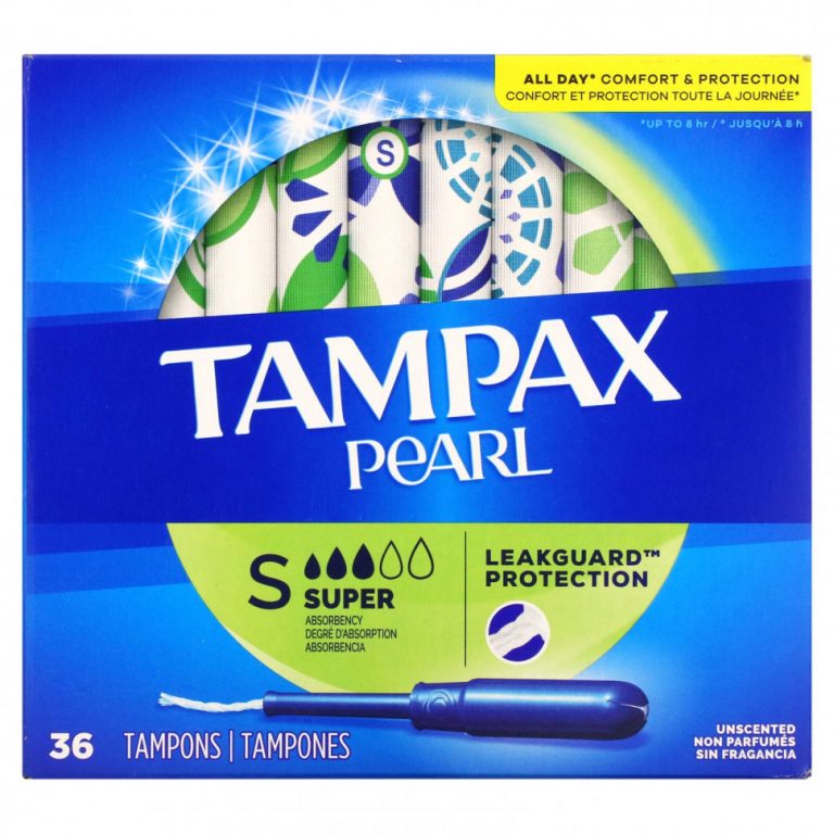 Tampax, Жемчуг, супер, без запаха« 36 тампонов