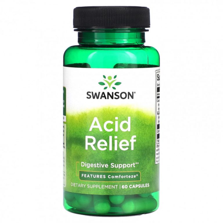 Swanson, Acid Relief, 60 капсул