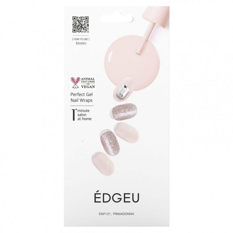 Edgeu, Perfect Gel Nail Wraps, ENP 121, Primadonna, набор из 16 полосок