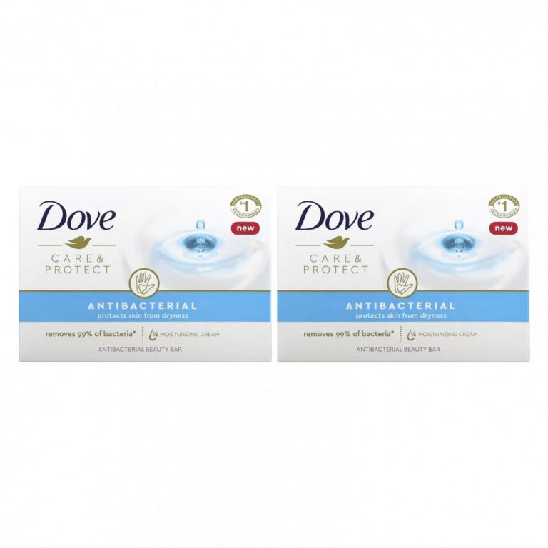 Dove, Care & Protect, антибактериальное косметическое мыло, 2 шт. по 106 г (3,75 унции)