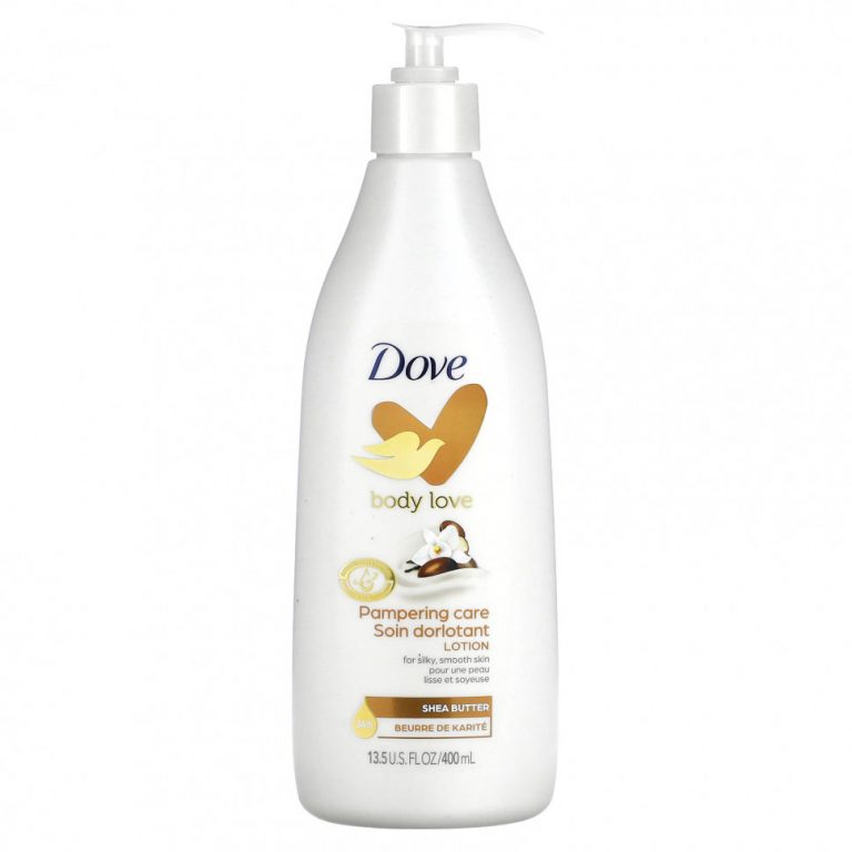 Dove, Лосьон для ухода за телом, масло ши, 400 мл (13,5 жидк. Унции)