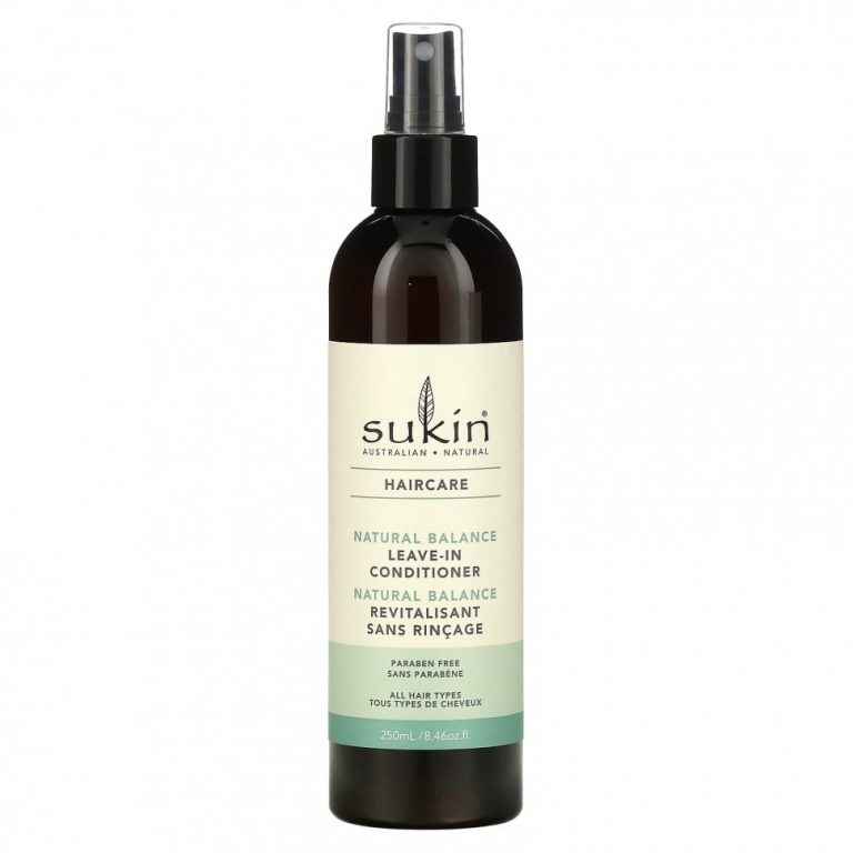 Sukin, Haircare, несмываемый кондиционер Natural Balance, для всех типов волос, 250 мл (8,46 жидк. Унции)