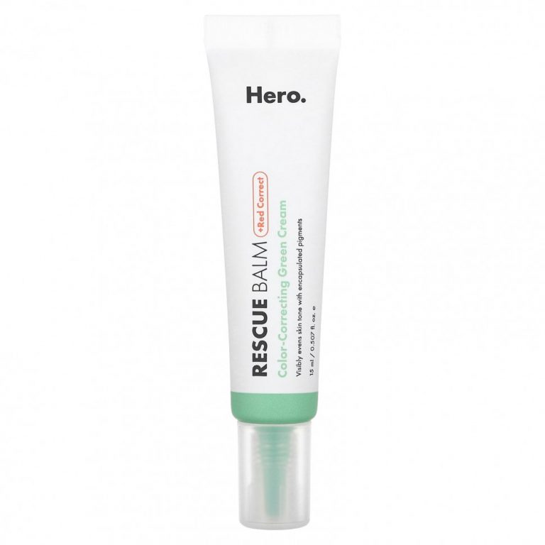 Hero Cosmetics, Rescue Balm + Red Correct, 15 мл (0,507 жидк. Унции)