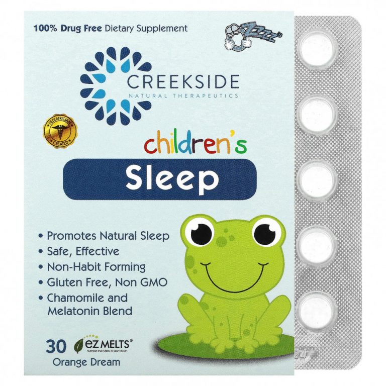 Creekside Natural Therapeutics, Children’s Sleep, Orange Dream« 30 EZ Melts