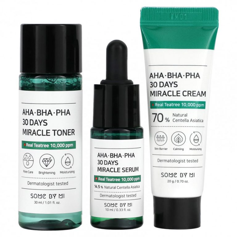 SOME BY MI, AHA BHA PHA 30 Days Miracle Travel Kit, набор из 3 предметов