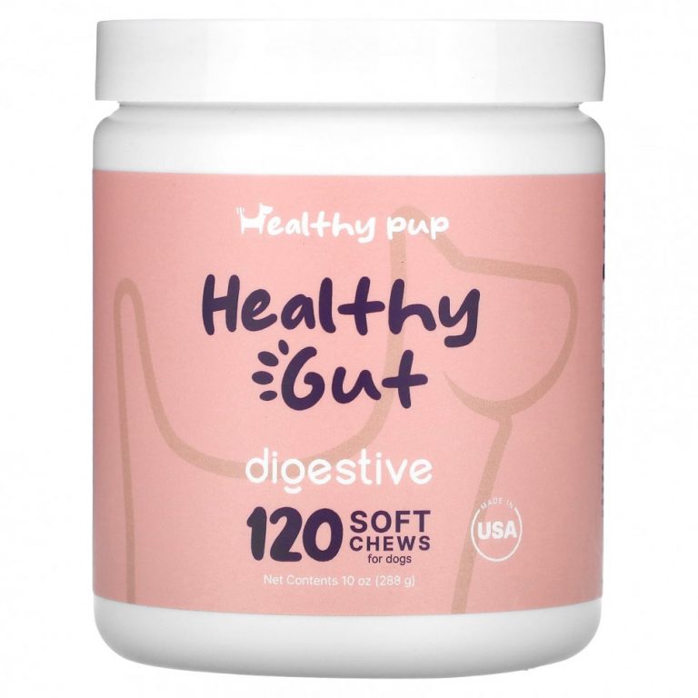 Healthy Pup, Healthy Gut, для пищеварительной системы, для собак, 120 жевательных таблеток, 288 г (10 унций)