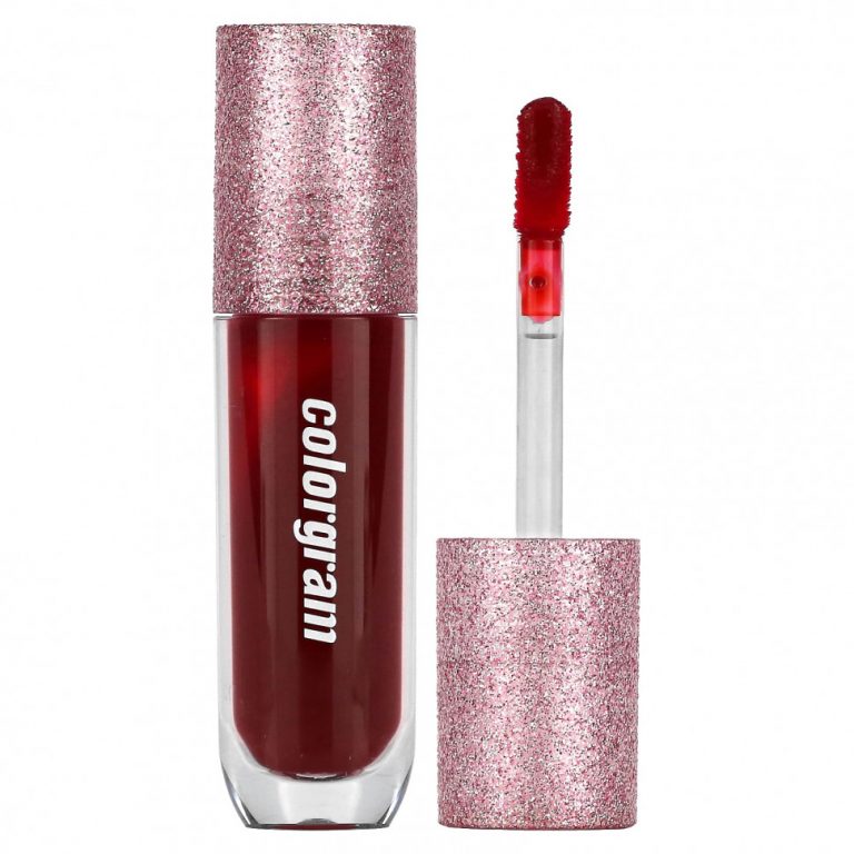 Colorgram, Thunderbolt Tint Lacquer, 01 Romance Tok, Sultry, красный, как румяна, 4,5 г (0,15 унции)