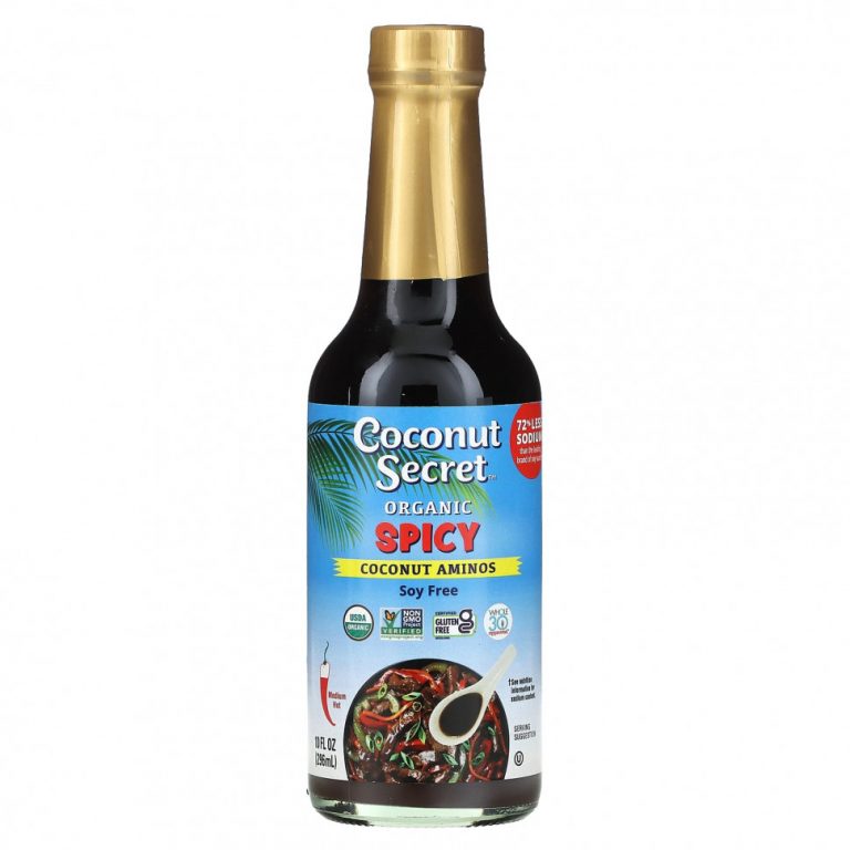 Coconut Secret, Органический пряный соус с кокосовыми аминокислотами, средней остроты, 296 мл (10 жидк. Унций)