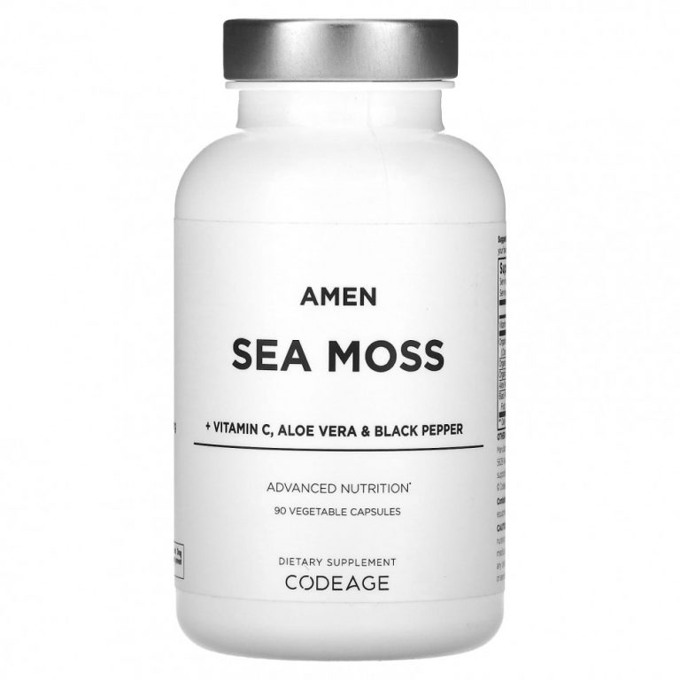 Codeage, Amen Sea Moss, 90 растительных капсул