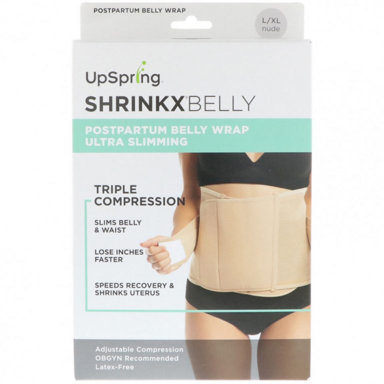 UpSpring, Shrinkx Belly, Бандаж для послеродового периода, Размер L/XL, Телесный