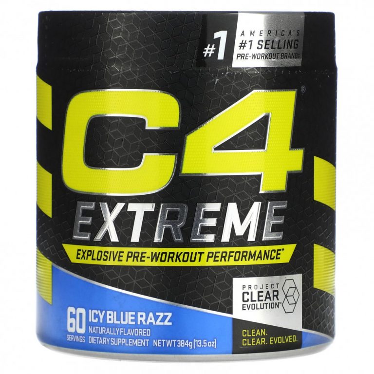 Cellucor, C4 Extreme, взрывное действие перед тренировкой, ледяная голубая роза, 384 г (13,5 унции)