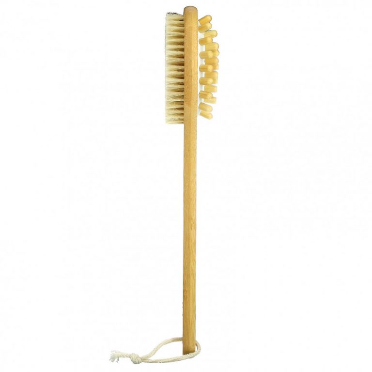 Beauty By Earth, Dry Brushing Body Brush, 1 Long Handled Brush