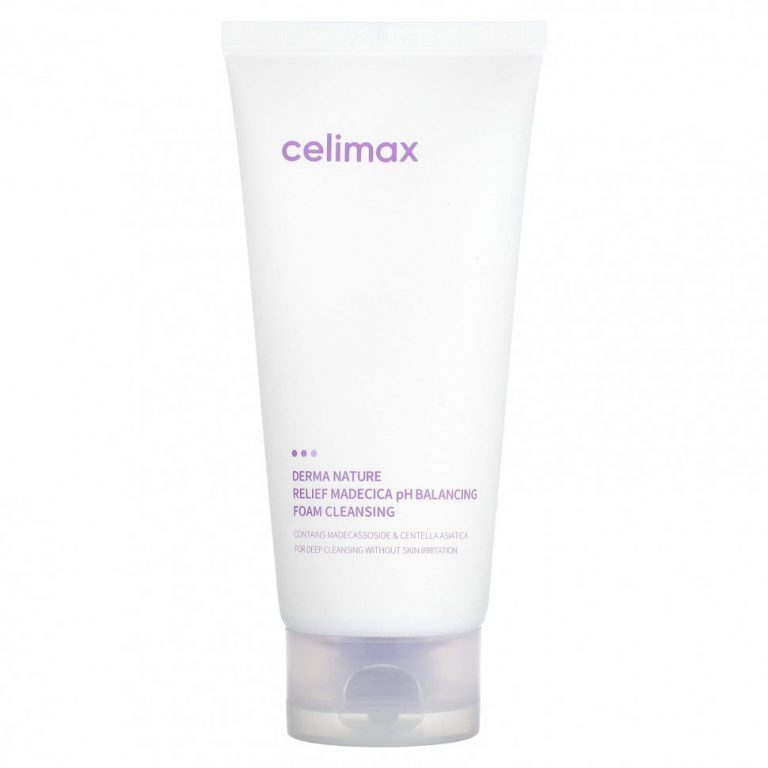 Celimax, Derma Nature Relief Madecica pH балансирующая пенка для умывания, 150 мл (5,07 жидк. Унции)