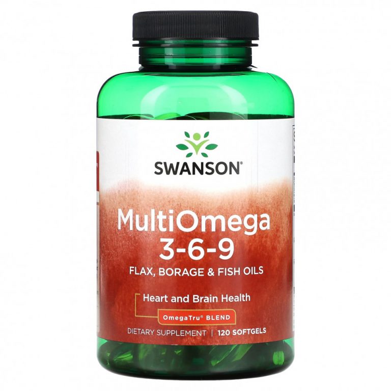 Swanson, MultiOmega 3-6-9« 120 мягких таблеток