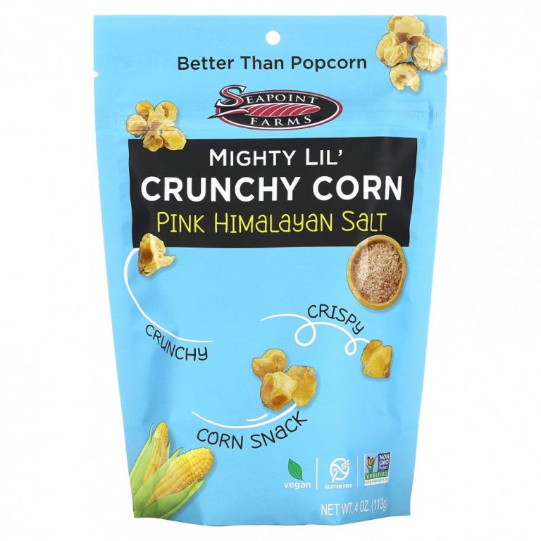 Seapoint Farms, Mighty Lil ‘Crunchy Corn, розовая гималайская соль, 113 г (4 унции)