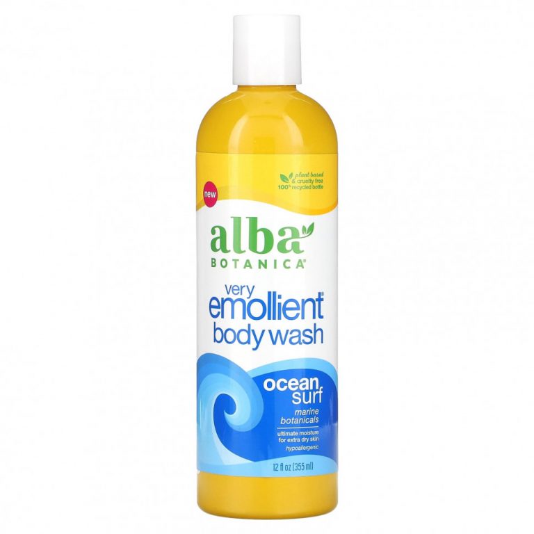 Alba Botanica, Очень смягчающее гель для душа, Ocean Surf, 355 мл (12 жидк. Унций)