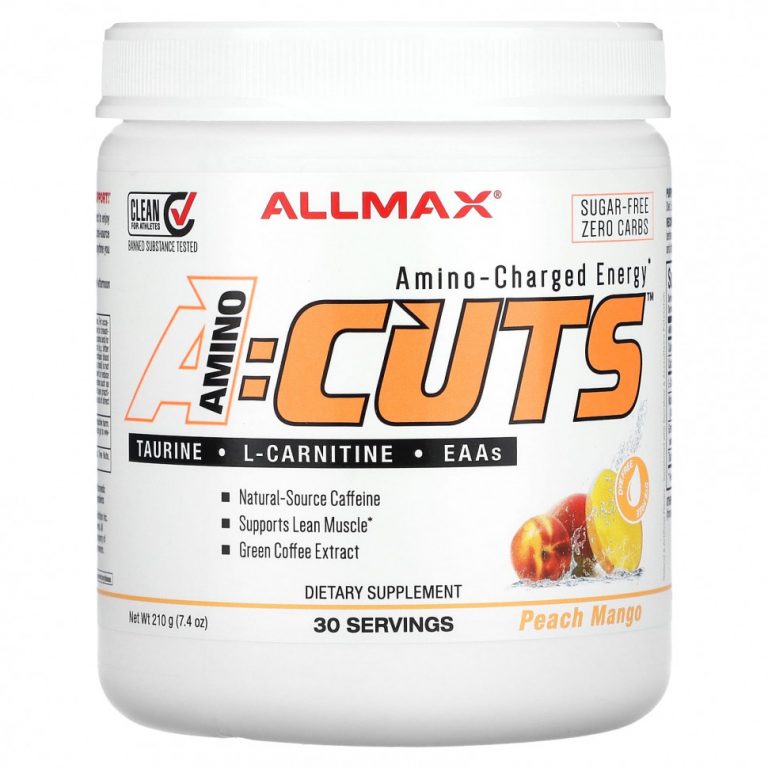 ALLMAX, AMINOCUTS, персик и манго, 210 г (7,4 унции)