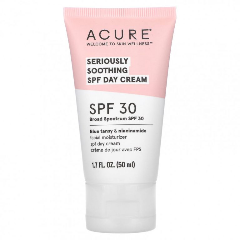 ACURE, Seriously Soothing, дневной крем с SPF, SPF 30, 50 мл (1,7 жидк. Унции)