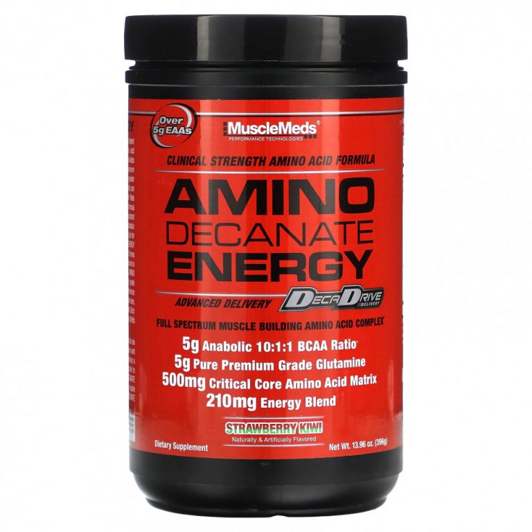 MuscleMeds, Amino Decanate Energy, клубника и киви, 396 г (13,96 унции)