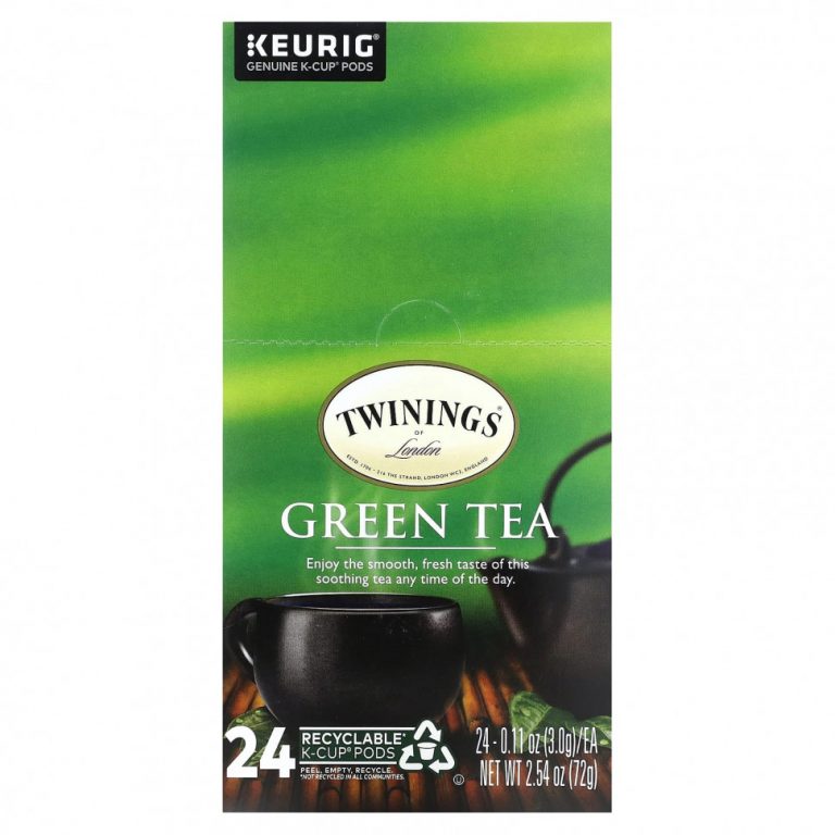 Twinings, Зеленый чай, 24 чашки, по 3 г (0,11 унции)