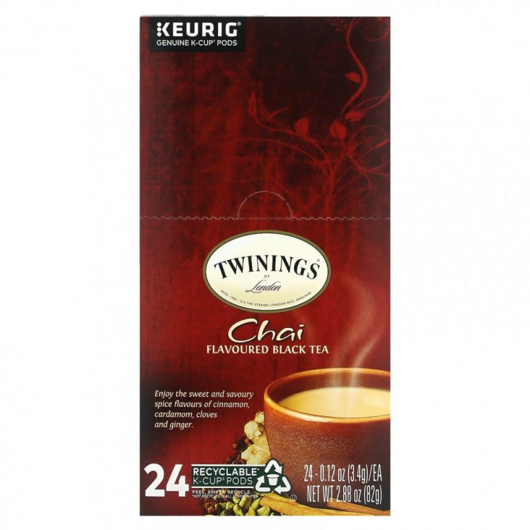 Twinings, Ароматизированный черный чай, чай, 24 чашки, по 3,4 г (0,12 унции)