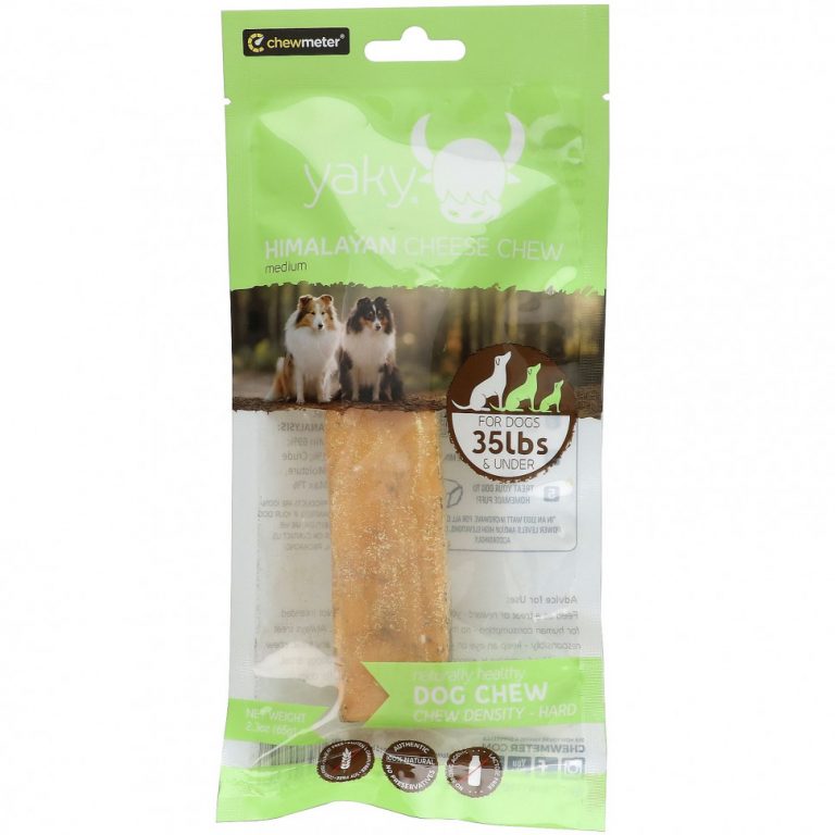 Himalayan Pet Supply, Yaky, жевательный гималайский сыр, твердый, для собак до 16 кг (35 фунтов), средний, 65 г (2,3 унции)