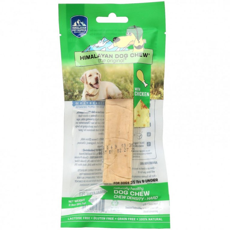 Himalayan Pet Supply, Himalayan Dog Chew, жевательное лакомство для собак до 16 кг (35 фунтов), твердое, с курицей, 65,2 г (2,3 унции)