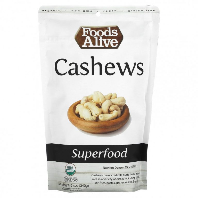 Foods Alive, Superfood, кешью, 340 г (12 унций)