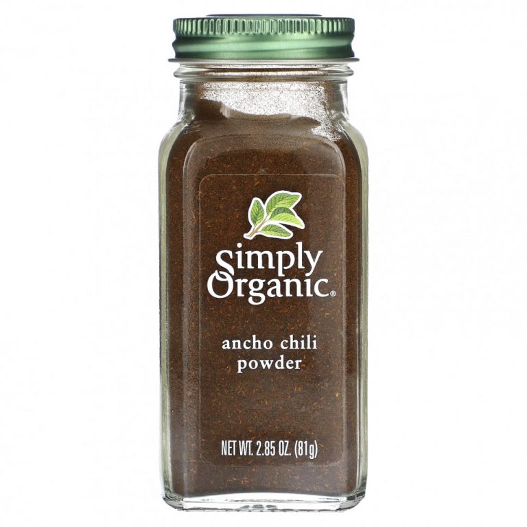 Simply Organic, Порошок из анчо и чили, 81 г (2,85 унции)