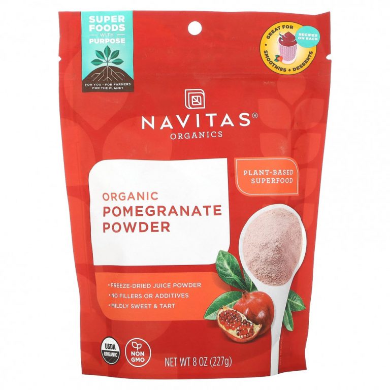 Navitas Organics, Органический гранатовый порошок, 227 г (8 унций)