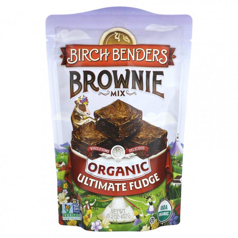 Birch Benders, Brownie Mix, идеальная органическая помадка, 432 г (15,2 унции)