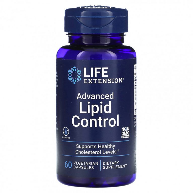 Life Extension, Advanced Lipid Control, 60 вегетарианских капсул