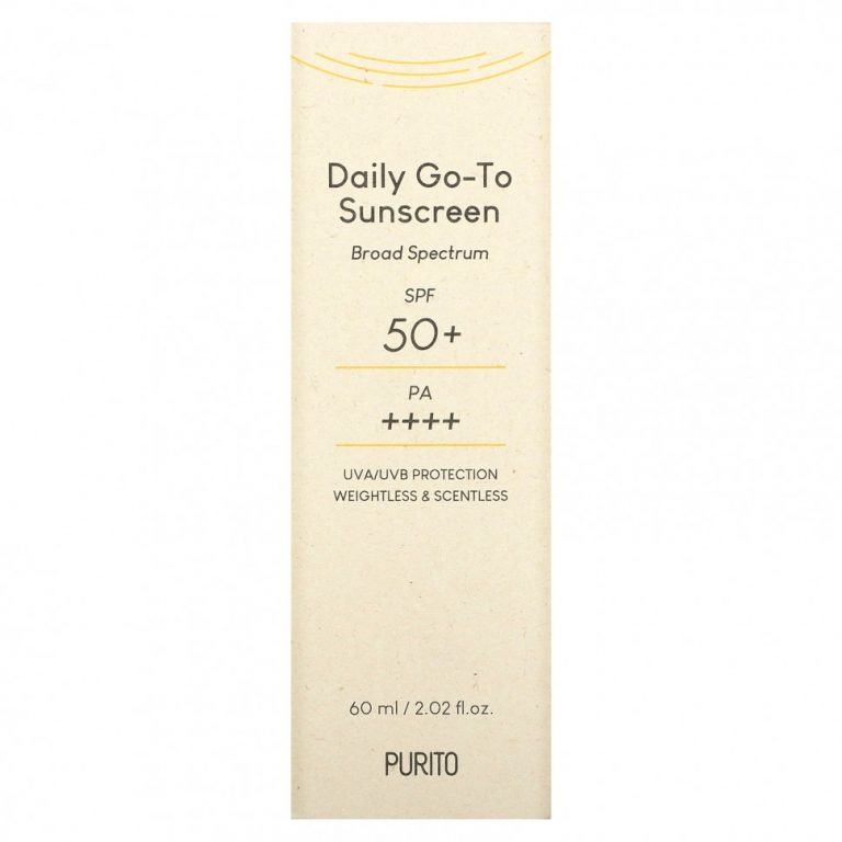 Purito, Daily Go-To Sunscreen, SPF 50+ PA++++, 2.02 fl oz (60 ml)