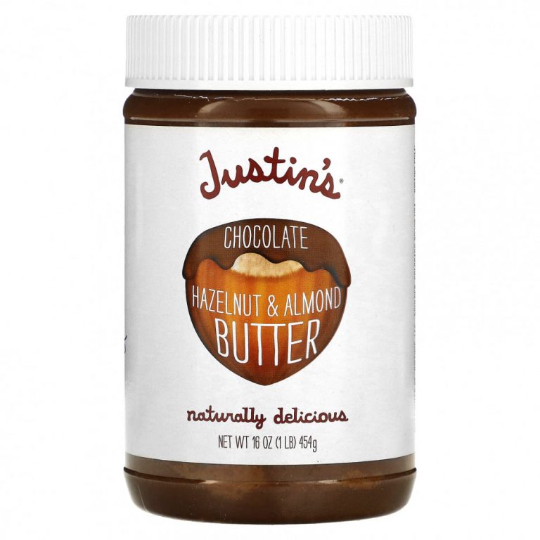 Justin’s Nut Butter, Фундуковое масло с шоколадом, 16 унций (454 г)