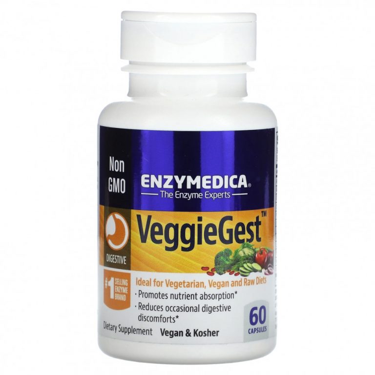 Enzymedica, VeggieGest« 60 капсул