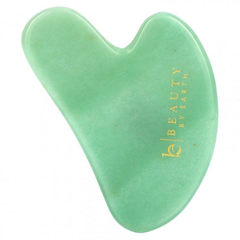 Beauty By Earth, Jade Gua Sha, Scraping Massage Tool, 1 Tool