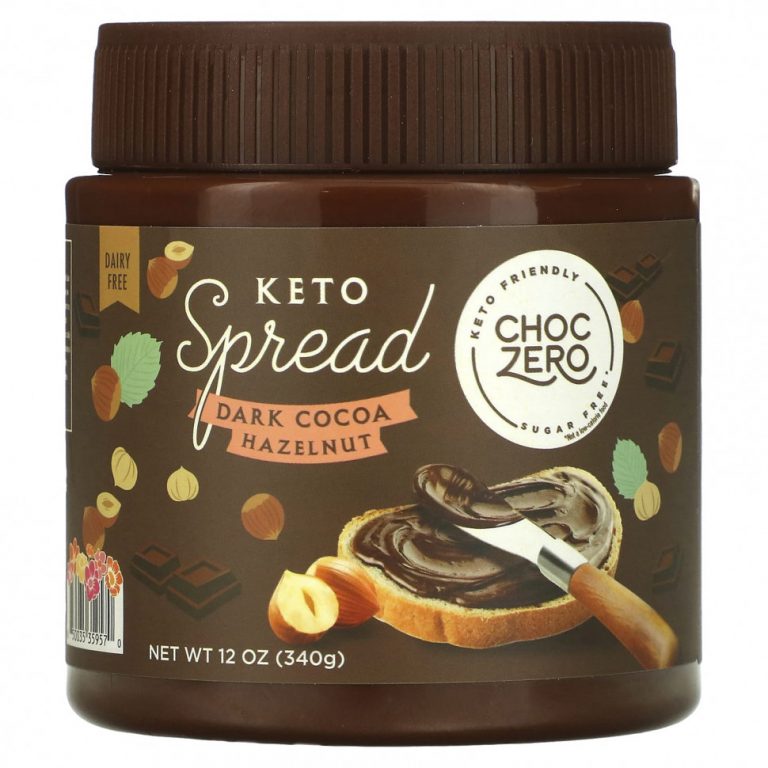 ChocZero, Keto Spread, темный какао и лесной орех, 340 г (12 унций)