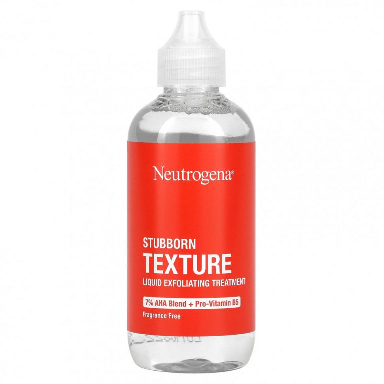 Neutrogena, Stubborn Texture, жидкое отшелушивающее средство, без отдушек, 127 мл (4,3 жидк. Унции)